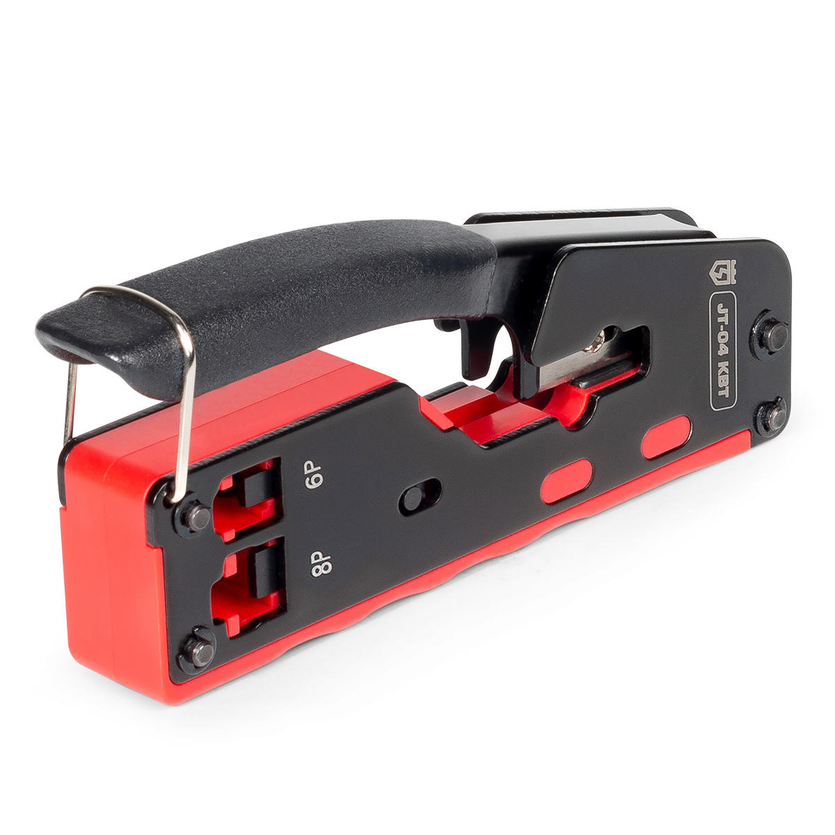 Изображение товара КВТ JT-04 Пресс-клещи RJ обжим 8P8C/6P6C/6P4C, 4 в 1, эргономика