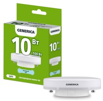 Изображение товара IEK GENERICA Лампа LED T80 таблетка 10Вт 230В 6500К GX53