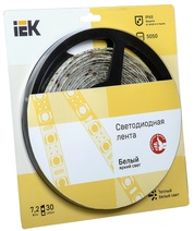Изображение товара IEK Лента LED 5м блистер LSR-5050WW30-7,2-IP65-12V