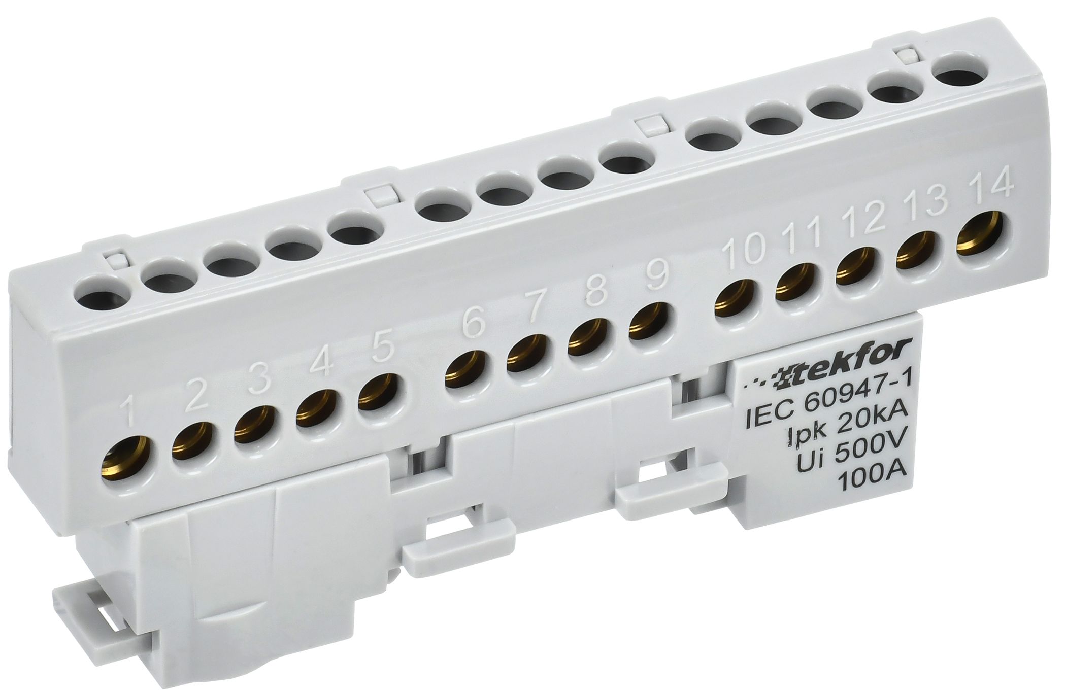 Изображение товара IEK TEKFOR Шина L "фаза" изол. на унив. держ. 6х9-14-Ср