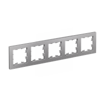 Изображение товара Systeme Electric AtlasDesign Алюминий Рамка 5-ая, универсальная