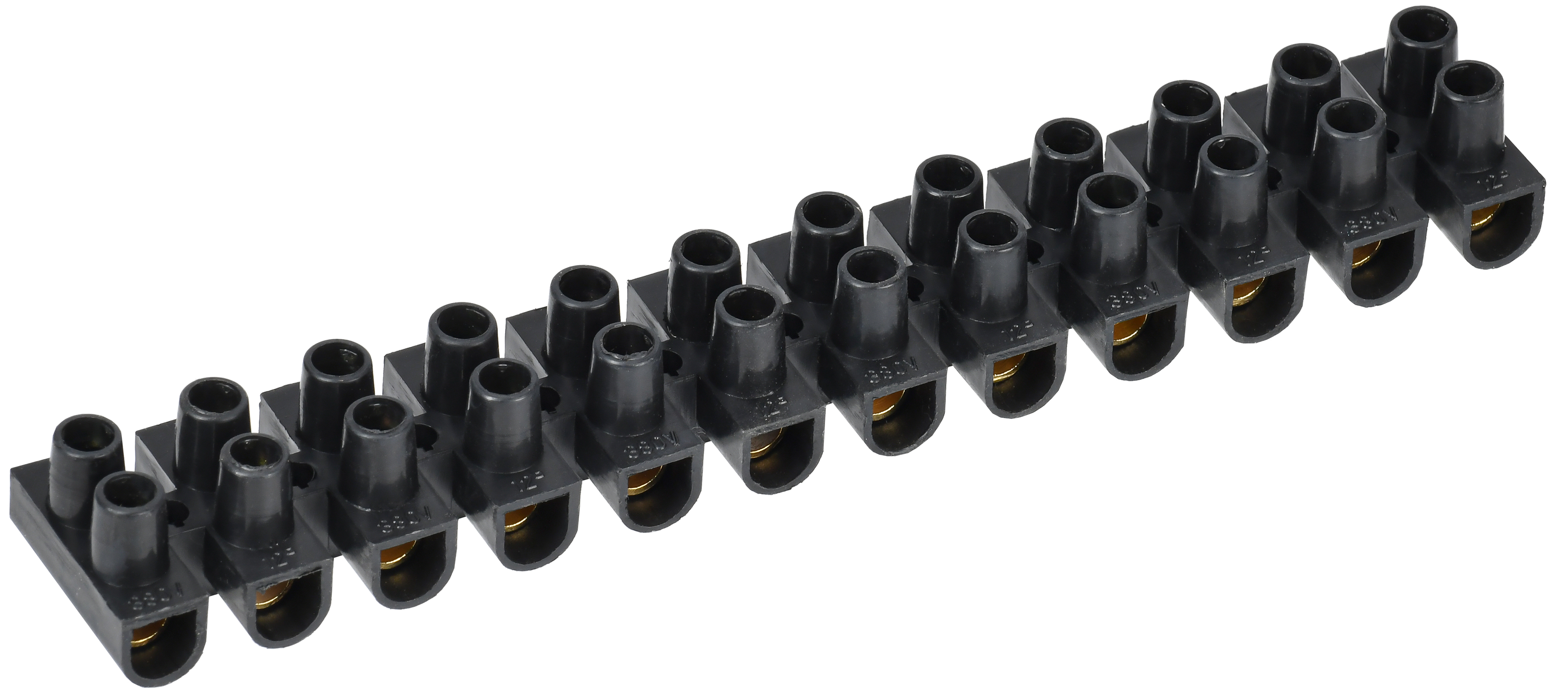 Изображение товара IEK Зажим винтовой ЗВИ-15 н/г 4,0-10мм2 (2 шт/блистер) черные