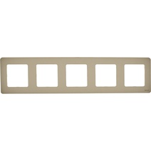 Изображение товара Legrand/Daccord INSPIRIA Шампань Рамка - 5 постов.