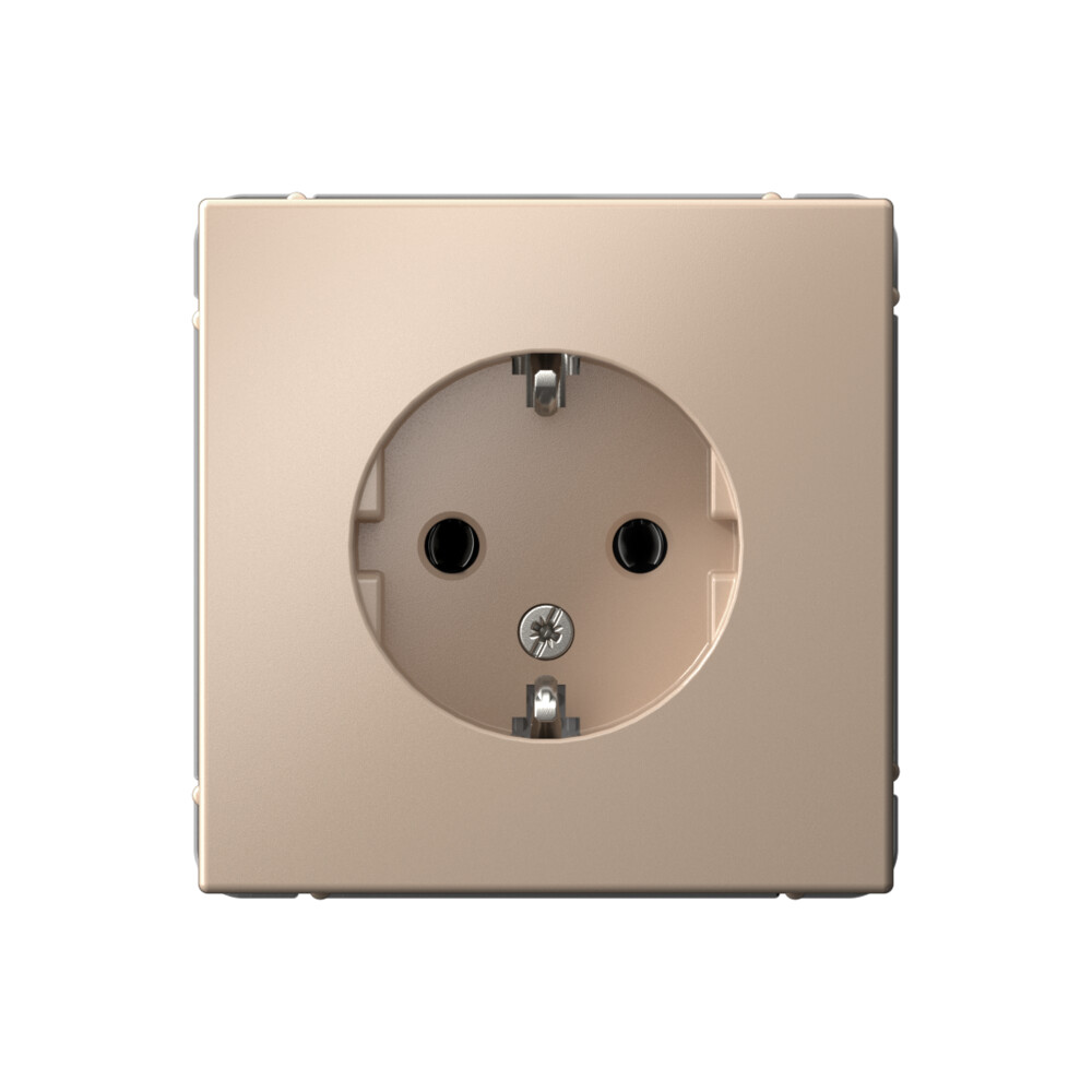 Изображение товара Systeme Electric ArtGallery Песочный Розетка с заземлением, 16А, механизм