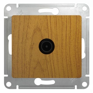 Изображение товара Systeme Electric Glossa Дерево Дуб Розетка TV одиночная 1DB
