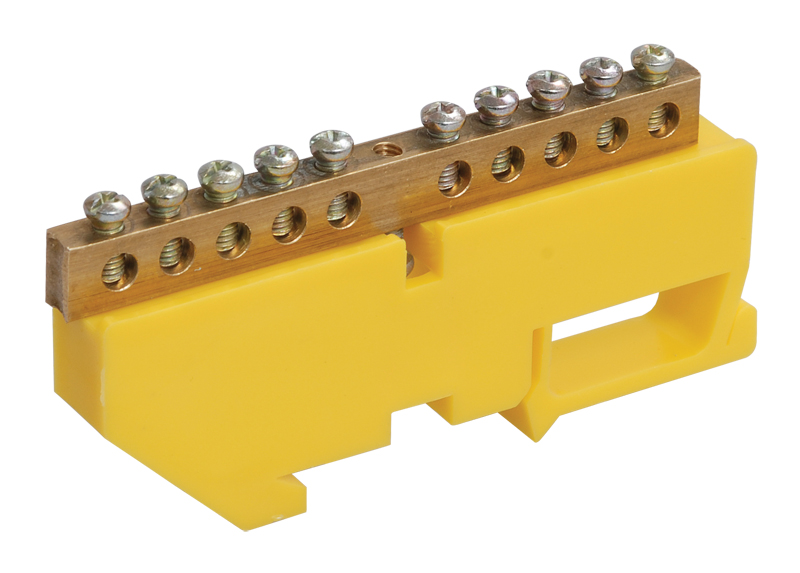 Изображение товара IEK Шина PE земля на DIN-изол ШНИ-6х9-10-Д-Ж