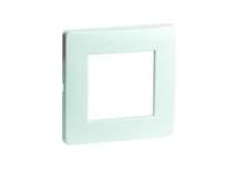 Изображение товара DKC Brava Рамка на 2 модуля (одноместная), белая, RAL9010