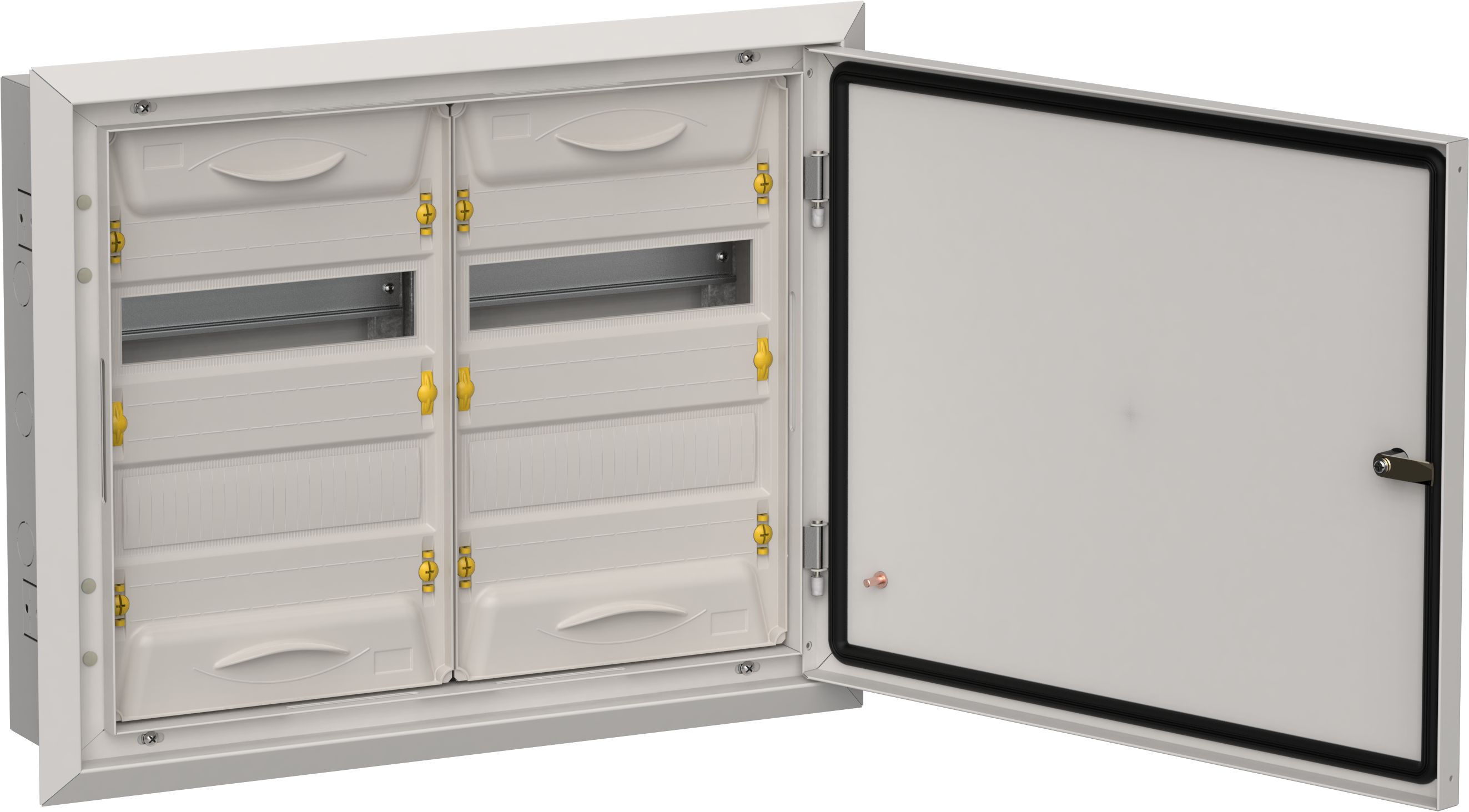 Изображение товара IEK TITAN 5 Корпус мет. ЩРв-48 (2х24) 505х625х130 IP31 сер