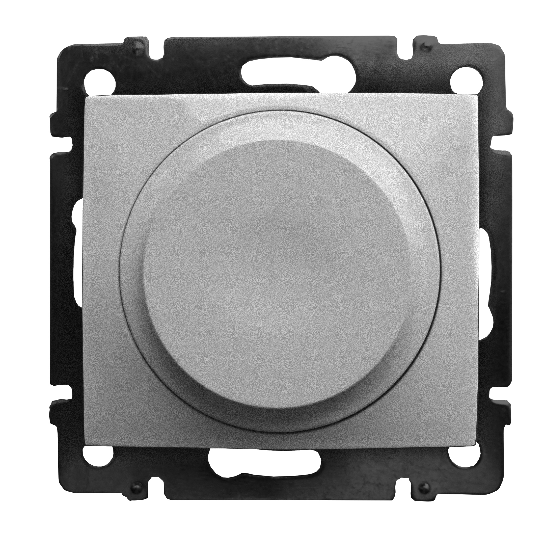 Изображение товара Legrand Valena Classic Алюминий Светорегулятор поворотный универсальный 2-проводный 5-300 Вт.