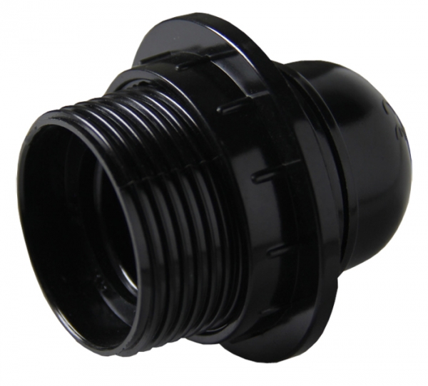 Изображение товара EKF PROxima Патрон карболитовый с кольцом Е27 черн..