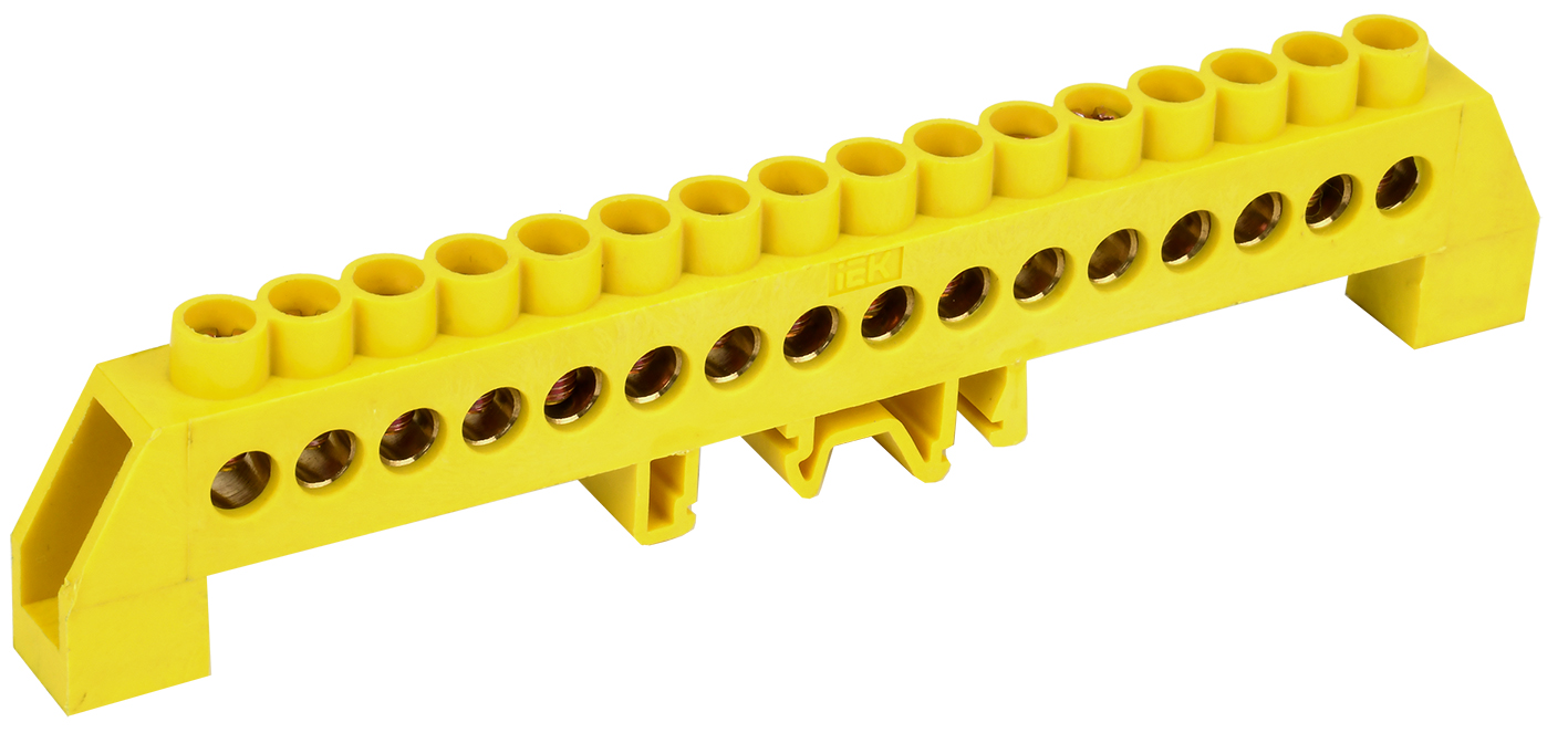 Изображение товара IEK Шина PE земля в комб DIN-изолСтойка ШНИ-8х12-16-КС-Ж