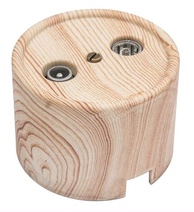 Изображение товара BIRONI Лизетта Пластик Карельская сосна Розетка R/TV-SAT оконечная