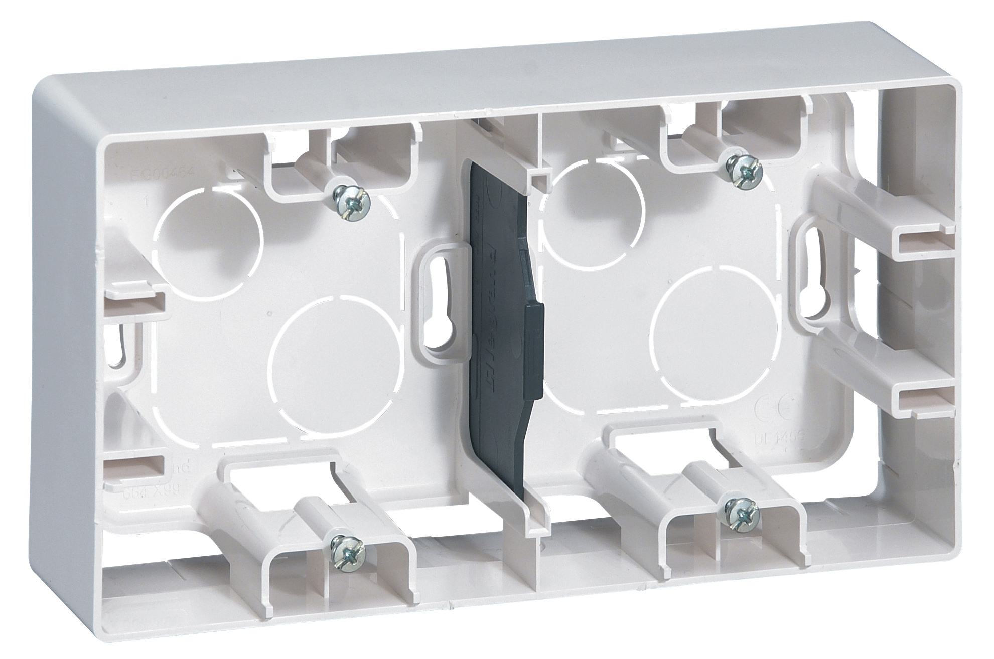 Изображение товара Legrand Etika Белый Коробка для накладного монтажа 2-ая.