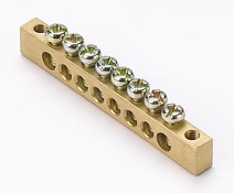 Изображение товара Dekraft Шина нулевая 8 групп/крепеж по краям, сеч. 6x9 м