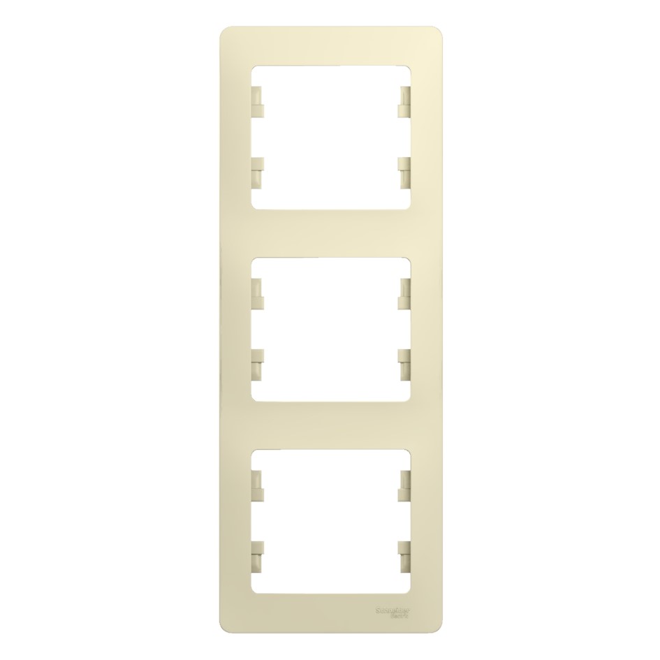 Изображение товара Rамка Glossa 3-ая вертикальная, бежевый SYSTEME ELECTRIC