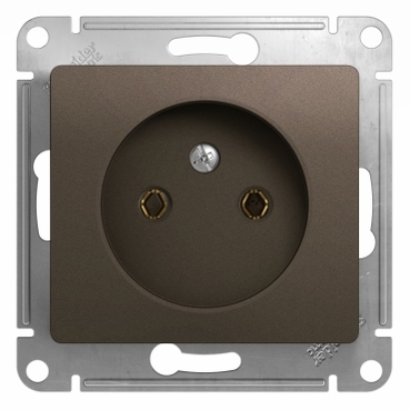 Изображение товара Розетка SystemE Glossa Шоколад без заземления Изображение товара Розетка SystemE Glossa Шоколад без заземления