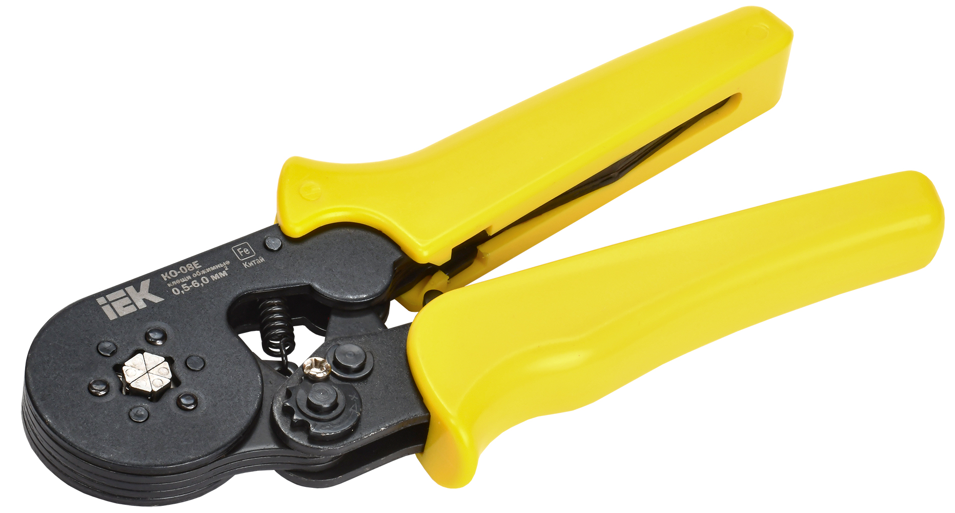 Изображение товара IEK Клещи обжимные КО-08Е 0,5-6,0 мм2 (шестигранник)