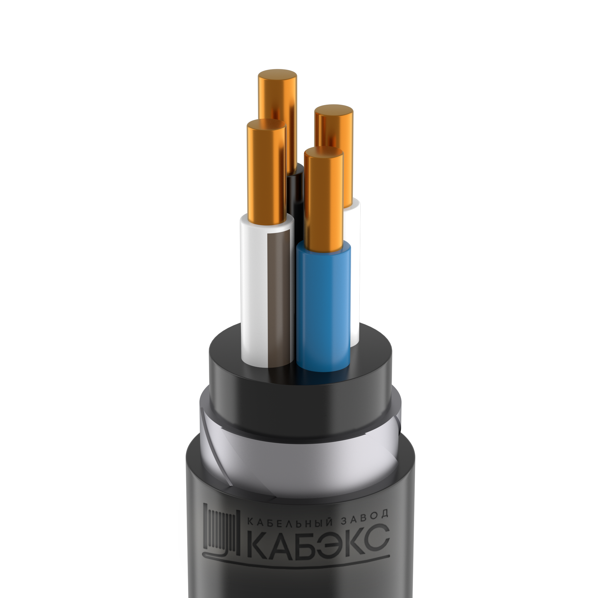 Изображение товара Кабель силовой бронированный ВБШвнг(А) -LS 4х2,5 ок-0,66 Кабэкс