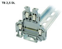 Изображение товара Провенто Клемма винтовая двухуровневая 4 контакта, 2,5 мм2, серая