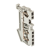 Изображение товара EKF PROxima Колодка клеммная пружинная JXB-ST-2.5 31А 3 вывода серая.