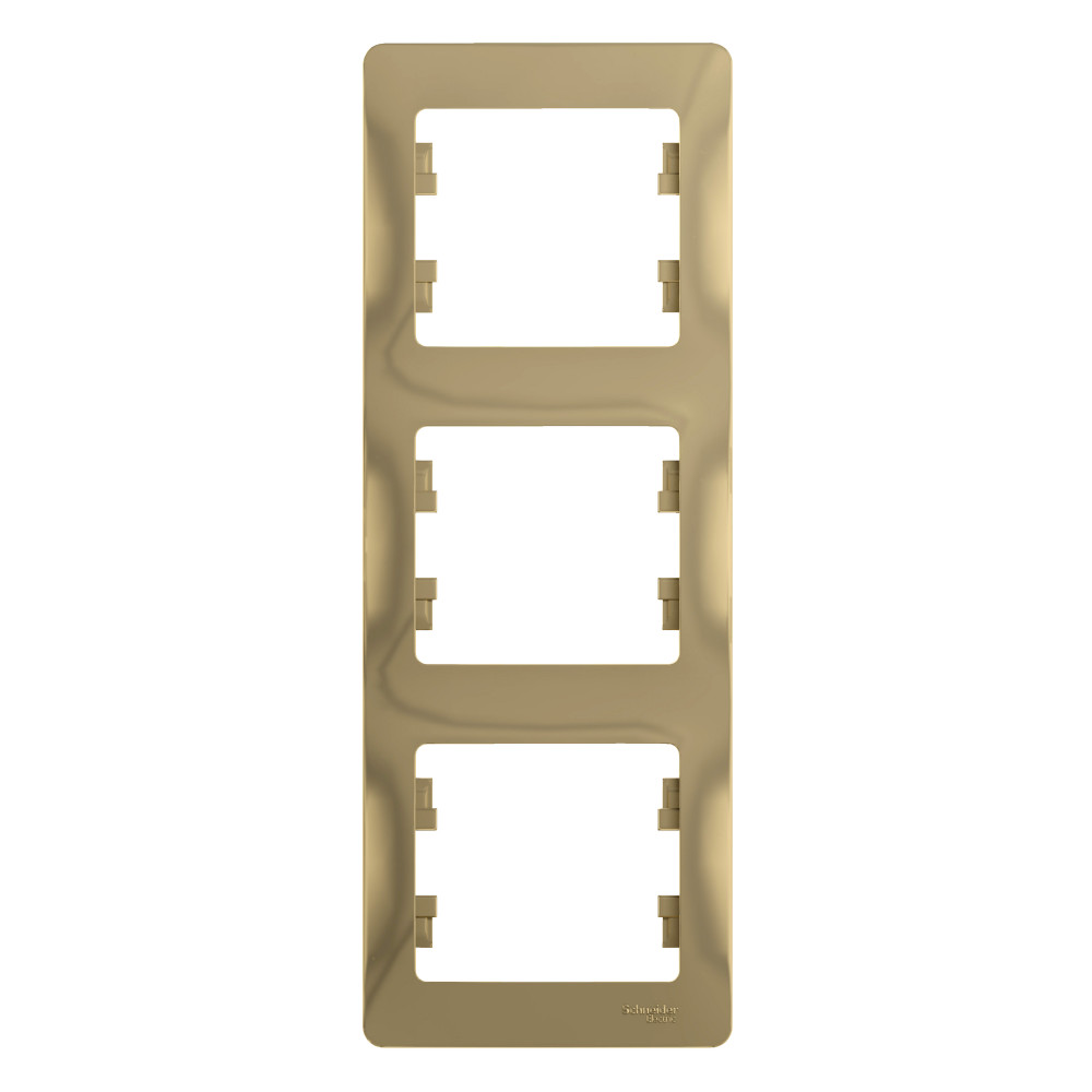 Изображение товара Systeme Electric Glossa Титан Рамка 3-ая, вертикальная