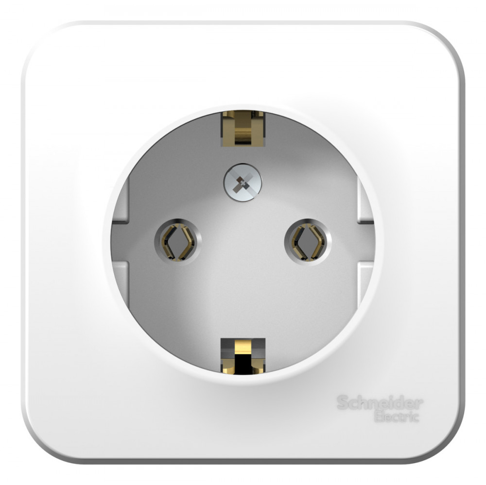 Изображение товара Systeme Electric Blanca наруж Бел Розетка с/з без шторок, 16А, 250В