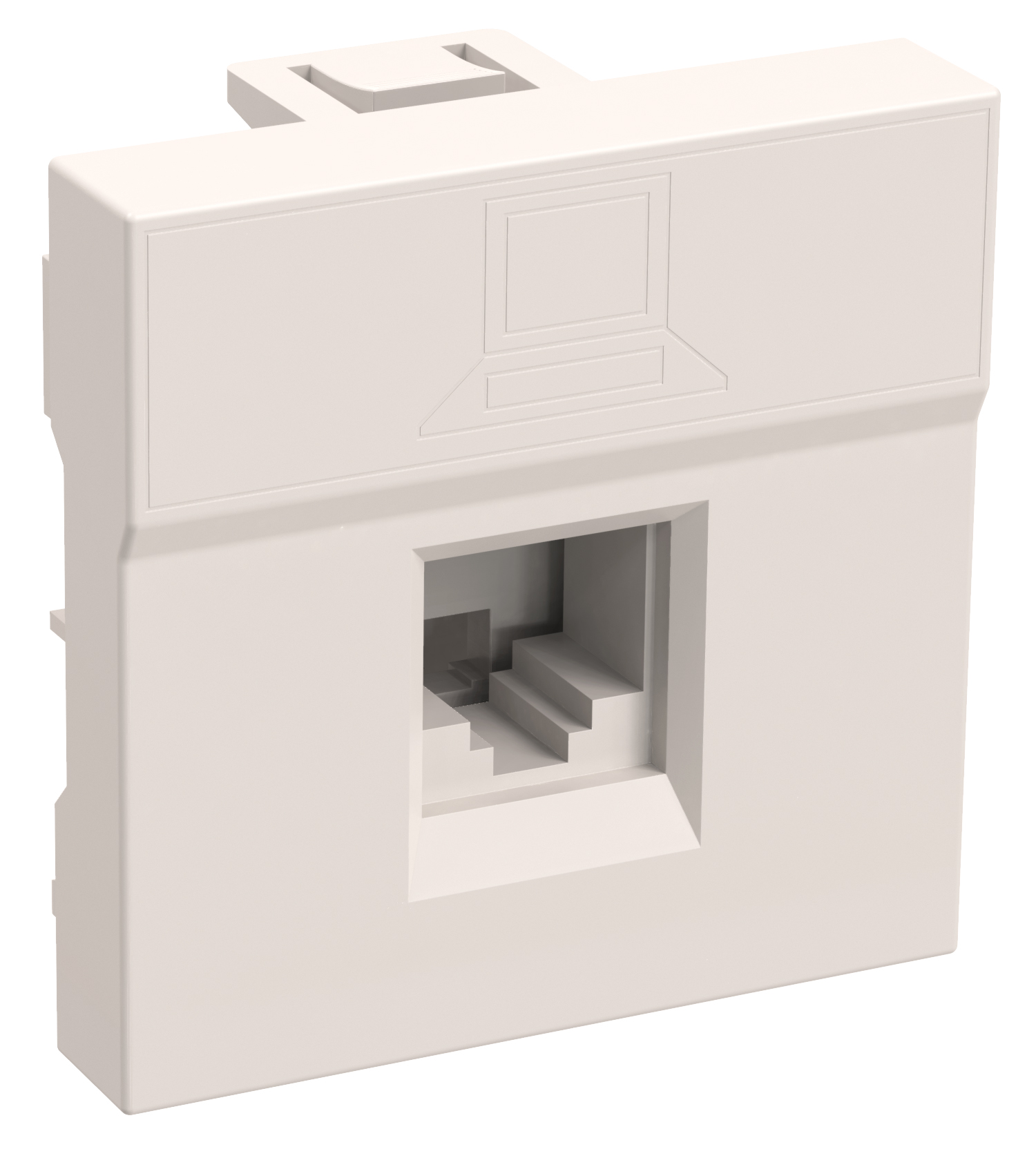 Изображение товара IEK PRIMER Розетка информационная RJ-45 UTP кат.5e, 2 модуля. РКИ-20-00-П