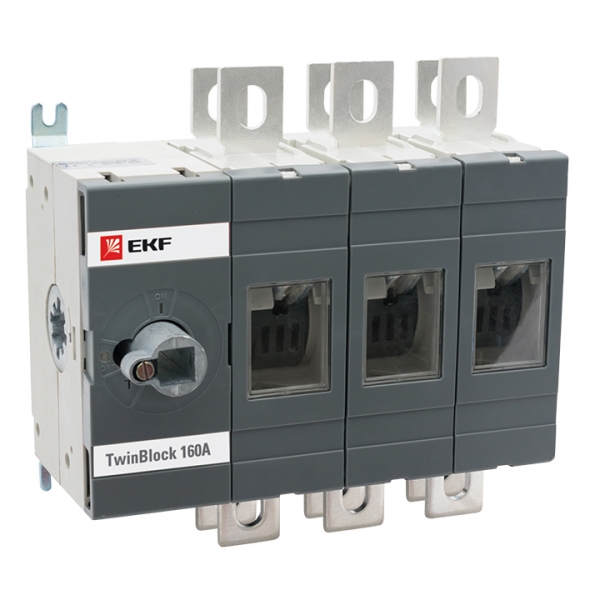 Изображение товара EKF PROxima TwinBlock Рубильник 400A 3P реверсивный без рукоятки управления.