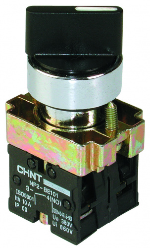 Изображение товара CHINT Переключатель NP2-BD21, 2 положения с фиксацией, 1НО IP40