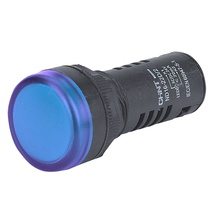 Изображение товара CHINT Индикатор ND16-22D/2C синий, встр. резистор, IP65 АС/DC230В (R)