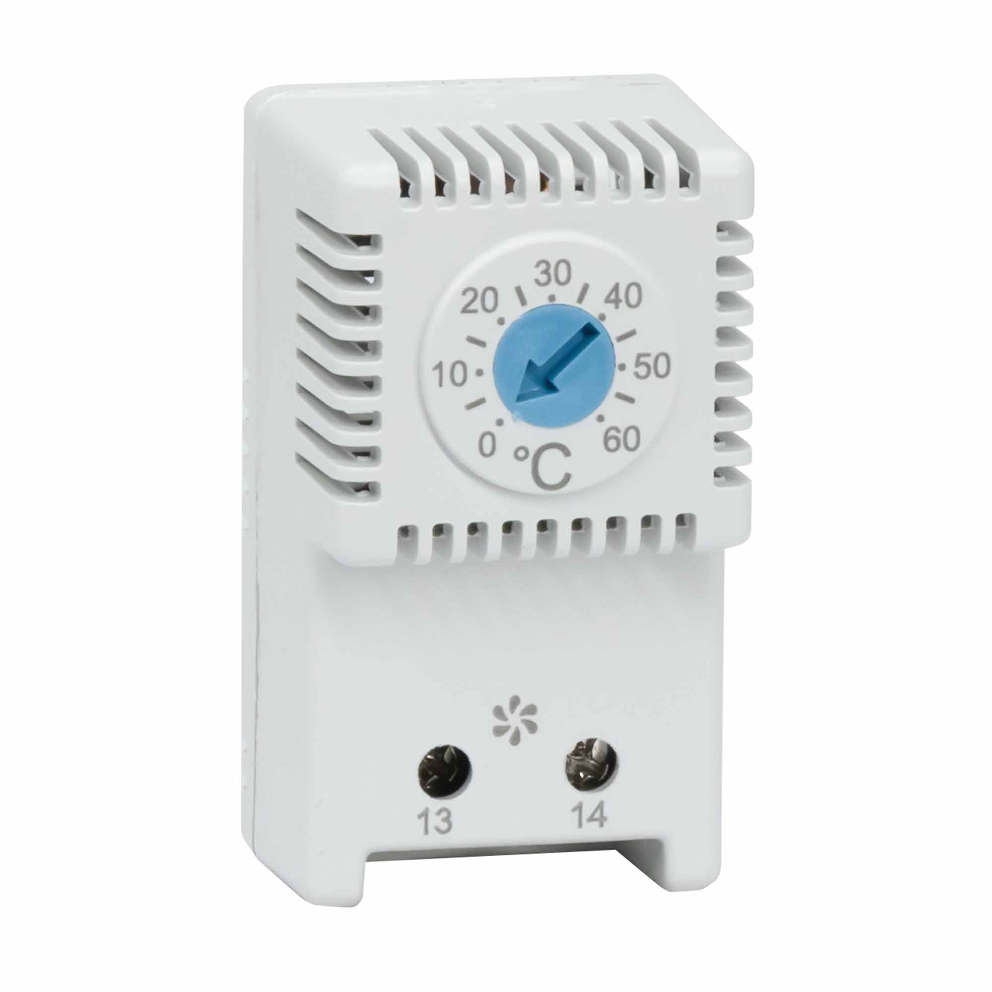 Изображение товара DKC Термостат с регулируемым диапазоном температуры 0…+60°C, NO-контакт