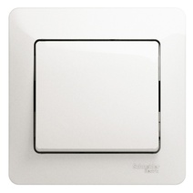 Изображение товара Systeme Electric Glossa Перламутр Выключатель 1-клавишный, сх.1, 10АХ (в сборе)