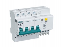 Изображение товара Dekraft Автоматические выключатели дифференциального тока 4Р 16А 30мА тип AC х-ка С ДИФ-101 4,5кА