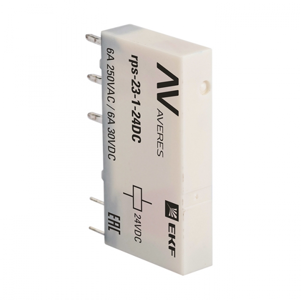 Изображение товара Реле промежуточное slim EKF AVERES 23/1 6A 24В DC