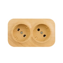 Изображение товара Legrand Quteo IP 20 Дерево Розеточный блок с предварительным подключением 2 x 2К без шторок - 16 A - 250 В~.