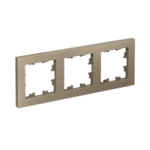 Изображение товара Systeme Electric AtlasDesign Шампань Рамка 3-ая, универсальная