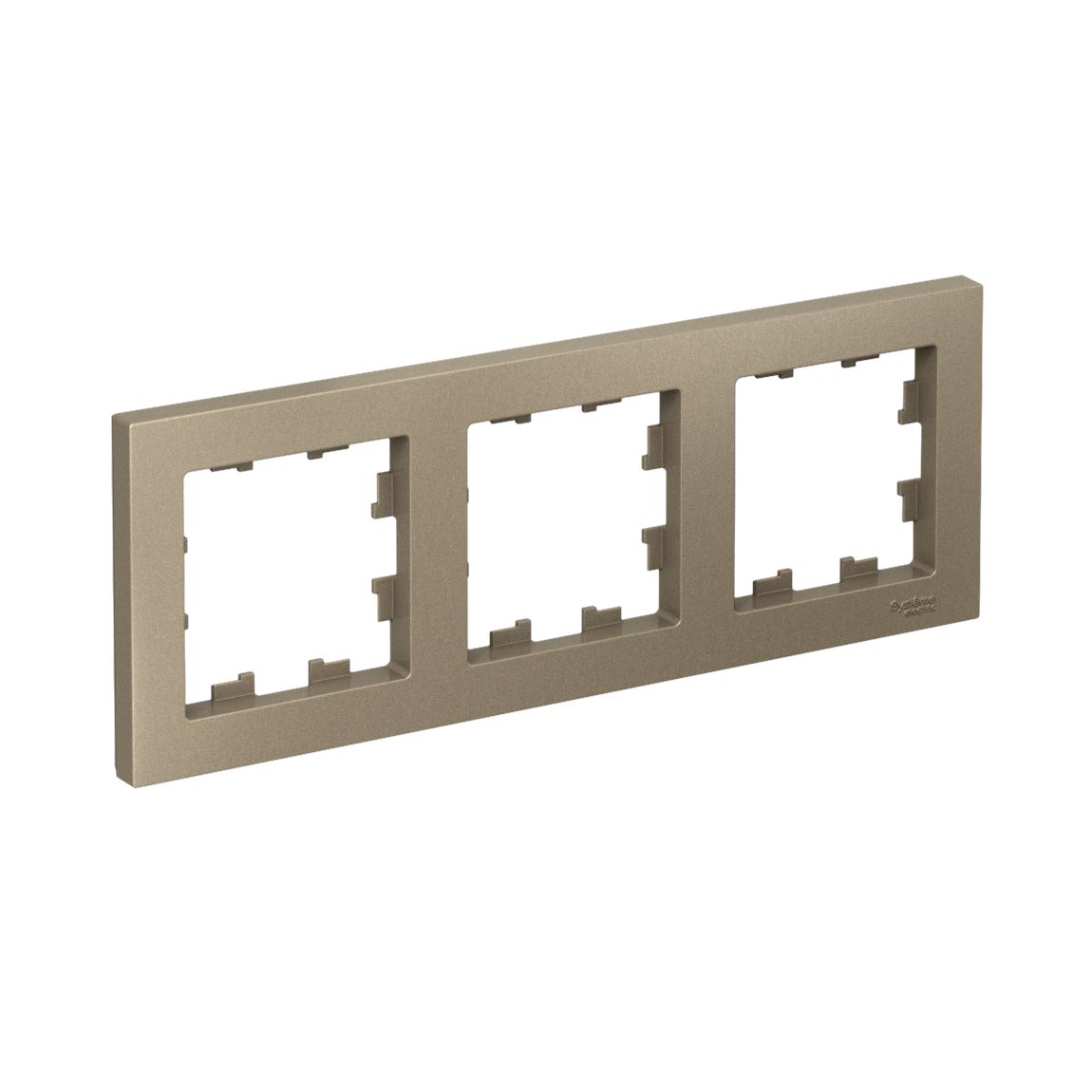 Изображение товара Рамка AtlasDesign Systeme Electric Шампань 3-местная