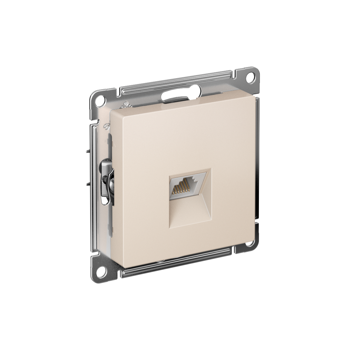 Изображение товара Systeme Electric AtlasDesign Бежевый Розетка компьютерная RJ45, кат. 6A, механизм