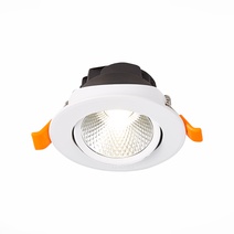Изображение товара ST Luce ST211.548.06.24 Светильник встраиваемый Белый LED 1*6W 4000K 480Lm Ra80 24° IP20 D86xH50 220-240V