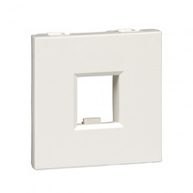 Изображение товара Systeme Electric Лиц.плата W45 2мод 1xKeystone RAL9010