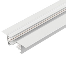 Изображение товара Arlight LGD-2TR-TRACK-F-1000-WH-M: встроенный трек 1 м белый глянец