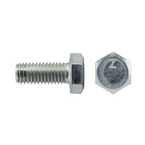 Изображение товара DIN933 Болт М5x16 с шестигранной головкой оцинкованный 100 шт Tech-Krep