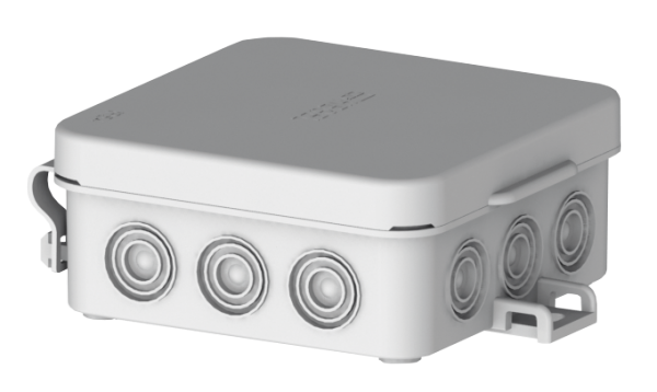 Изображение товара Hegel Коробка разветвительная д/откр монтажа с 12 мембранными вводами, внутр разм 72x72x31 мм, IP54