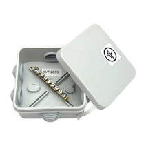 Изображение товара Hegel Коробка уравнивания потенциалов д/открытой установки, 6 вводов, внутр разм 85x85x40 мм, ниша: 94,6x94,6x44, IP55