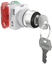 Изображение товара Dekraft Переключатель на 3 фикс. полож. I-O-II с ключом AKS ПЕ-22