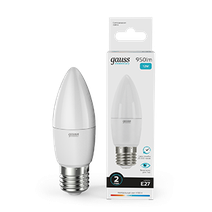 Изображение товара Gauss Лампа Elementary Свеча 12W 950lm 4100K E27 LED
