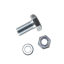 Изображение товара Tech-Krep Болт DIN933 с шестигранной головкой оцинк. М10х30 + гайка + шайба (2 шт) - пакет