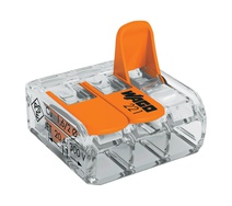 Изображение товара Wago клеммы для всех типов проводников; макс. 6 мм²; 3-проводн.; с рычагами