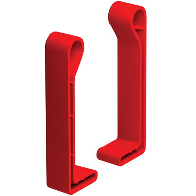 Изображение товара DKC комплект торцевых заглушек 80 мм красный