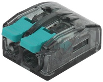 Изображение товара ЭРА Клемма NO-224-49 компактная серия 412 с рычагом 2 отверстия 0.5-4 мм2 упаковка 2 шт